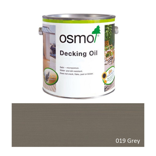 2.5ltr: Osmo - Decking Oil - Grey - (019D) 