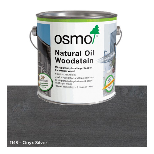 5ml: Osmo - Sachet - Natural Oil Woodstain - Onyx-Silver - (1143S)