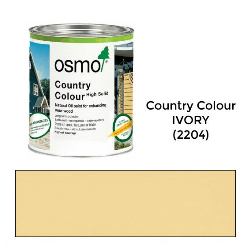 2.5ltr: Osmo - Country Colour - Ivory - (2204D)