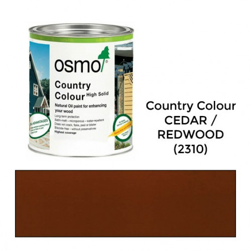 25ltr: Osmo - Country Colour - Cedar Redwood - (2301F) *SPECIAL ORDER*