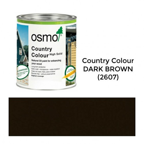 5ml: Osmo - Sachet - Country Colour - Dark Brown - (2607S)