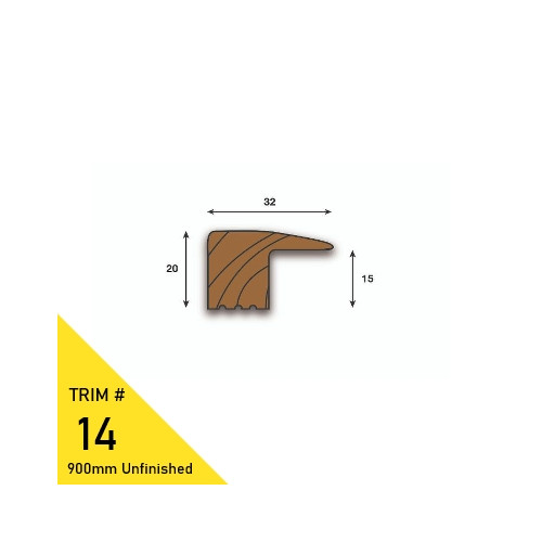 L Profile - 34mm x 20mm - (choose length & finish)