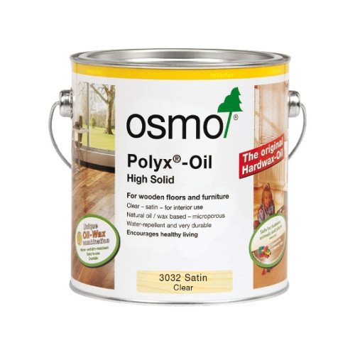 2.5ltr: Osmo - Polyx Oil - Original - Clear SatinMatt - (3032D)