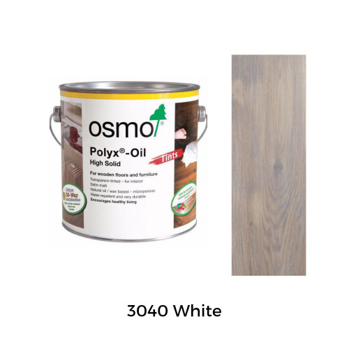 0.125ltr: Osmo - Polyx Oil - Tints - White - (3040A)