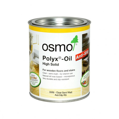 2.5ltr: Osmo - Polyx Oil - R9 Anti Slip - SemiMatt - (3088D)
