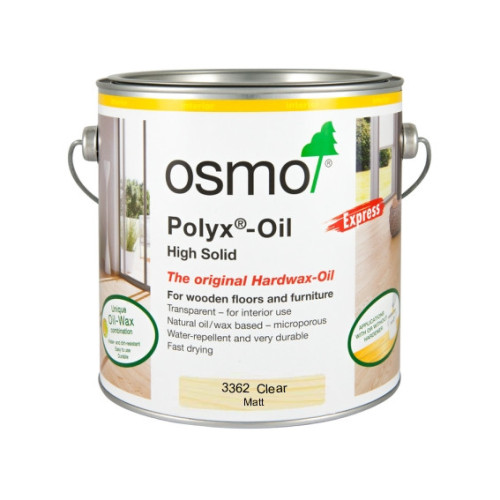 0.125ltr: Osmo - Polyx Oil - Express - Clear Matt - (3362A)