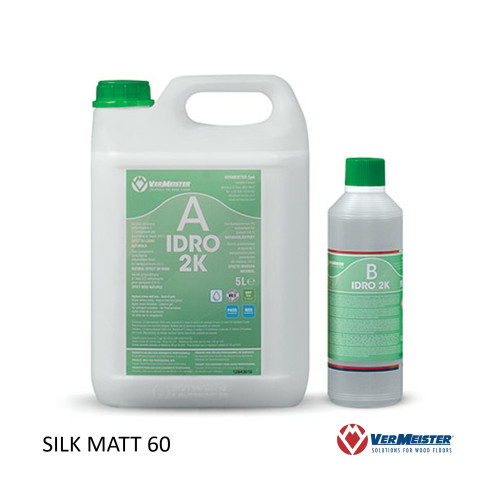 5ltr: VerMeister - Idro 2K - 2K Water Based Lacquer - SilkMatt SAT 60% Sheen 