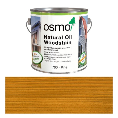 2.5ltr: Osmo - Natural Oil Woodstain - Pine - (700D)