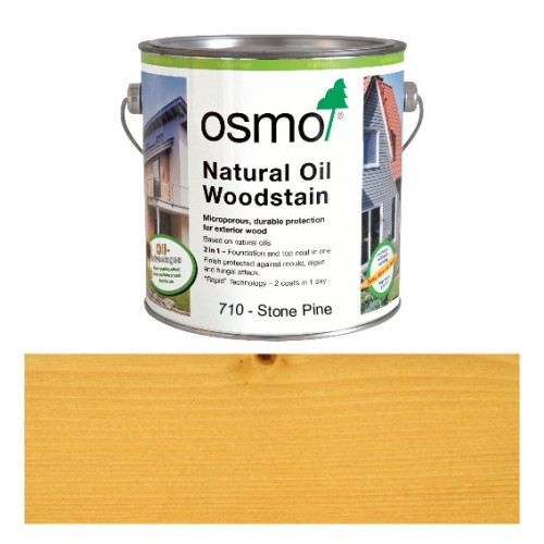 0.75ltr: Osmo - Natural Oil Woodstain - Stone Pine - (710C)