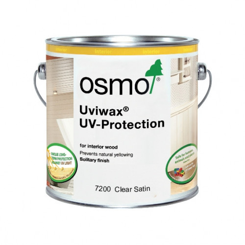 0.125ltr: Osmo - Uviwax - UV Protection - Clear Satin - (7200A)