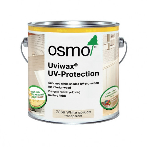 25ltr: Osmo - Uviwax - UV Protection - White Spruce Transparent - (7266F)