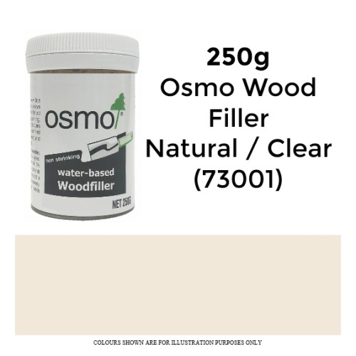 250g: Osmo - Woodfiller - Clear/Natural - (73001)