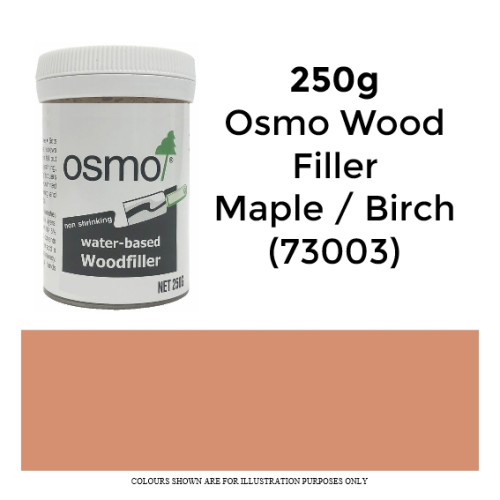250g: Osmo - Woodfiller - Maple/Birch - (73003)