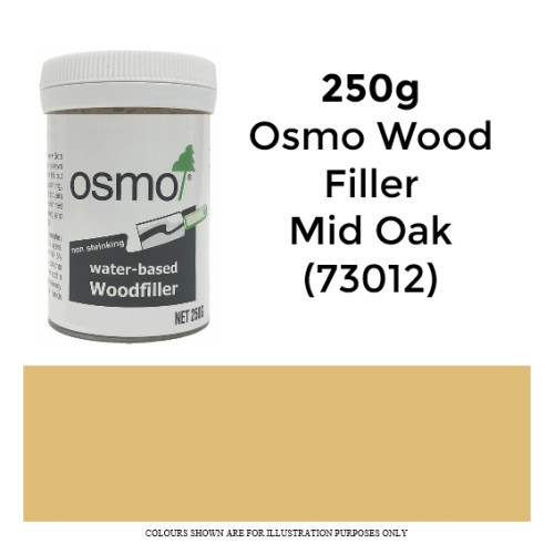 250g: Osmo - Woodfiller - Mid Oak - (73012)