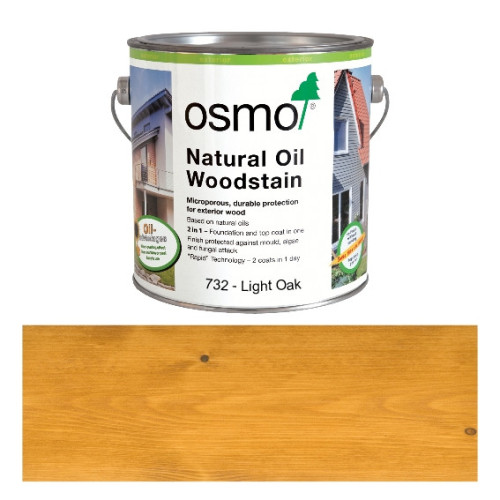 0.75ltr: Osmo - Natural Oil Woodstain - Light Oak - (732C)