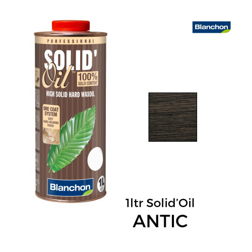 1ltr: Blanchon - Solid Oil Hard Waxoil - High Solid 1-Coat Hard Waxoil - Antic 