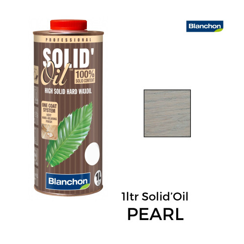 1ltr: Blanchon - Solid Oil Hard Waxoil - High Solid 1-Coat Hard Waxoil - Pearl 