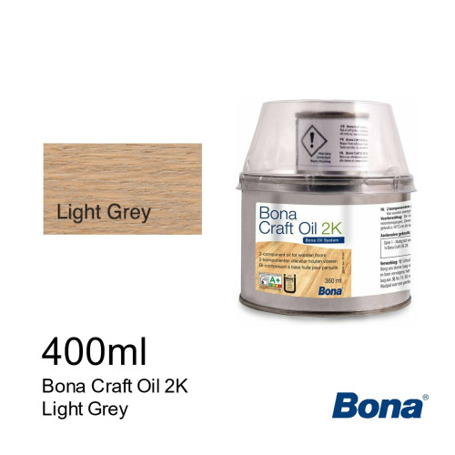 0.4ltr: Bona - Craft Oil 2K - Light Grey