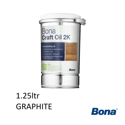 1.25ltr: Bona - Craft Oil 2K - Graphite