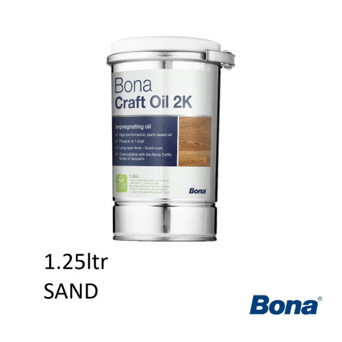 1.25ltr: Bona - Craft Oil 2K - Sand 