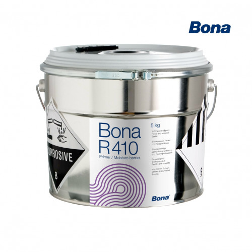 5kg: Bona - R410 - 2K Epoxy Primer/Liquid DPM for Substrates up to 5CM%