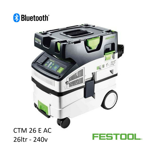 Akrobatik Antibiotika portugisisk Festool - CTM 26E AC - 26ltr Vacuum with Bluetooth - 240v | Floorstock Ltd