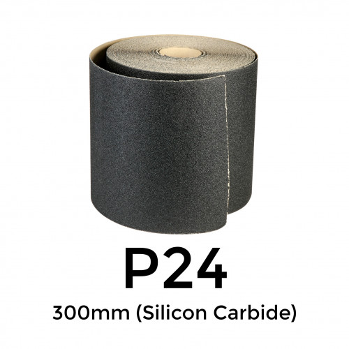 50m Roll: P24 - Starcke - Silicon Carbide - Sandpaper - 300mm - 12"
