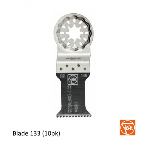 Fein - Starlock - E-Cut 133 form long life saw blade - 35mm Width x 50mm Length - Pack of 10