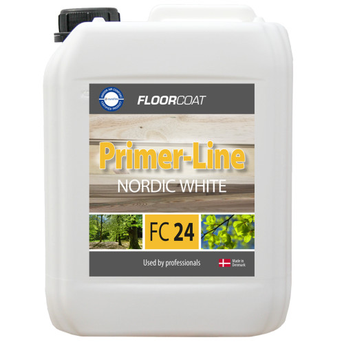 5ltr: Floorcoat - Primer-Line - FC24 - Nordic White - 1K Water Based Primer