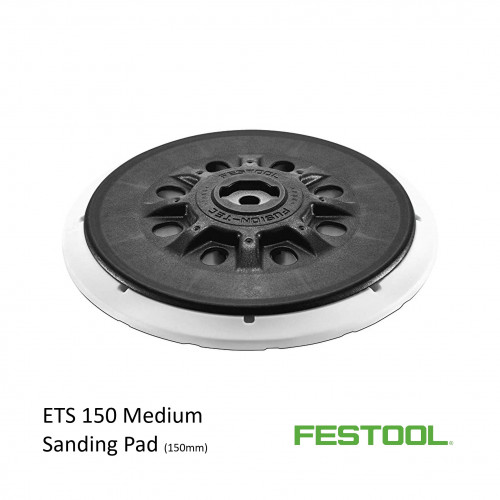 Festool - Circular Black Backing Pad - Medium - Fits ETS 150 - (202458)