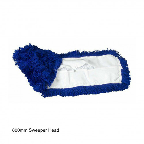 FS - Synthetic Sweeper Head - For Flatmop - Blue - 800mm
