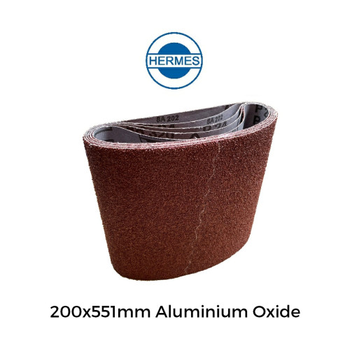 P100 - Hermes - Aluminium Oxide - Sanding Belt - 200x551mm - 8" 