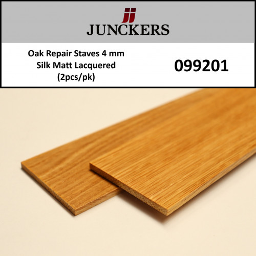1pk: Junckers - Repair Staves - Oak - 4mm - (2pcs/bag)