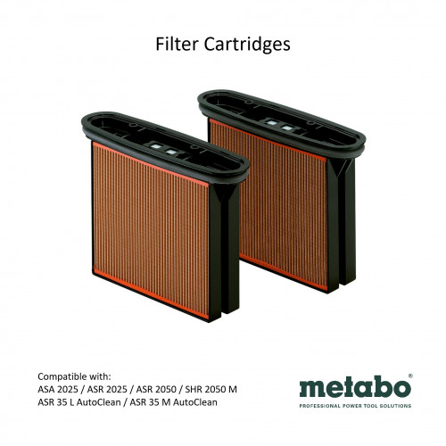 Metabo - ASR 2025 - 2x Filter cartridges