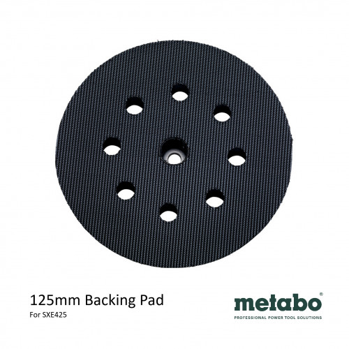Metabo SXE 425 Hook & Loop Backing Pad 125mm Floorstock Ltd