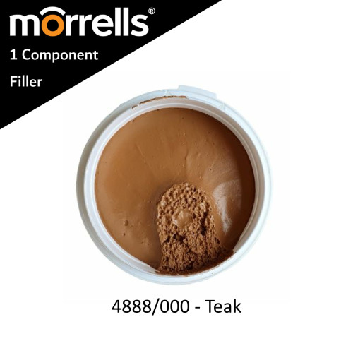 0.25ltr: Morrells - Wood Filler - 45 Range - 1K Filler - Teak - 4588/000M