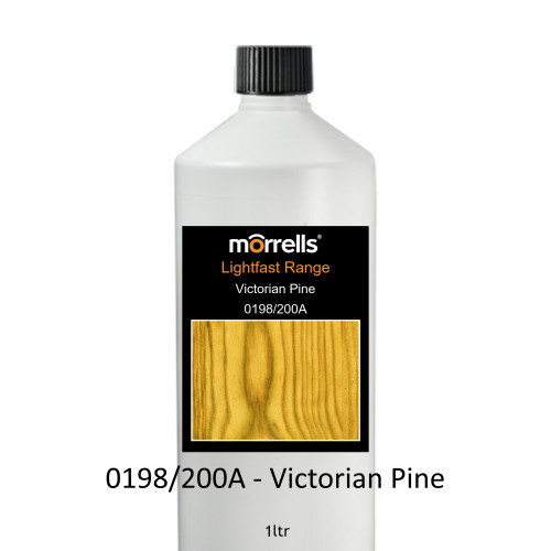 1ltr: Morrells - Light Fast Stain - Victorian Pine - 0198/200A