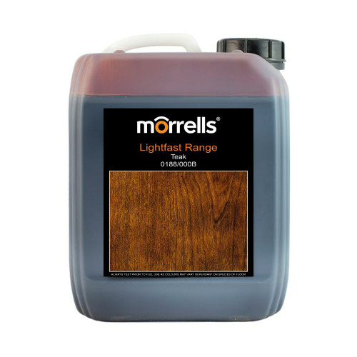 5ltr: Morrells - Light Fast Stain - Teak - 0188/000B