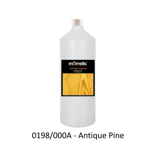 1ltr: Morrells - Light Fast Stain - Antique Pine - 0198/000A
