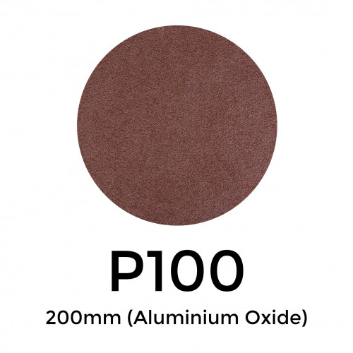 1 Box: P100 - Starcke - Aluminium Oxide - Hook & Loop Sanding Discs - 200mm - (50/Box)