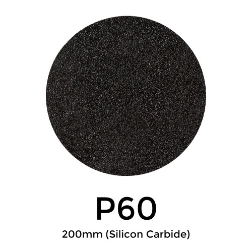 1 Box: P60 - Starcke - Silicon Carbide - Hook & Loop Sanding Discs - 200mm - (50/Box) 