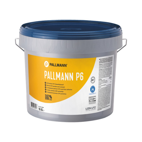 16kg Tub: Pallmann - P6 - Premium STP Wood Flooring Adhesive - 1 Component - EC1 