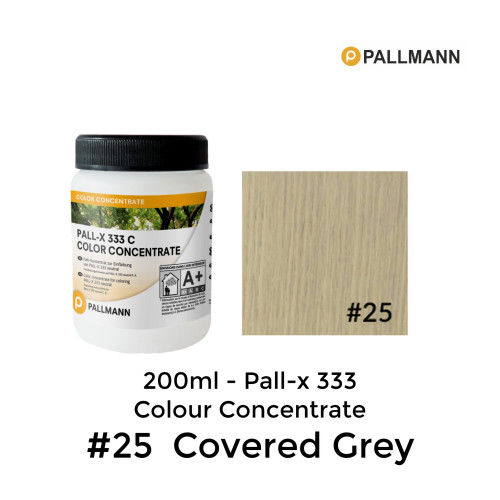 0.2ltr: Pallmann - Pall-x-333 C - Colour Concentrate - Covered Grey - No.25