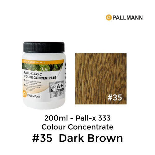 0.2ltr: Pallmann - Pall-x-333 C - Colour Concentrate - Dark Brown - No.35