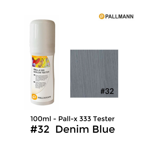 0.1ltr: Pallmann - Pall-x-333 - Colour Tester - Denim Blue - No.32 