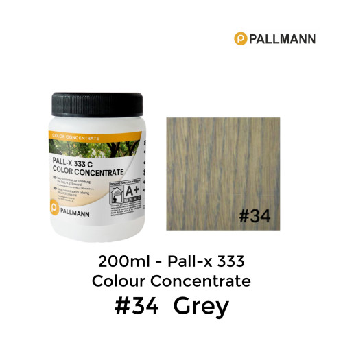 0.2ltr: Pallmann - Pall-x-333 C - Colour Concentrate - Grey - No.34 