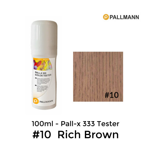 0.1ltr: Pallmann - Pall-x-333 - Colour Tester - Rich Brown - No.10 