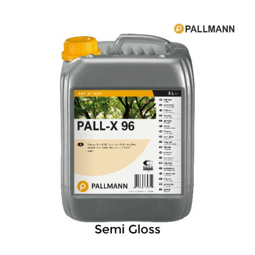 5ltr: Pallmann - Pall-x-96 - SemiGloss - 1K Water Based Lacquer