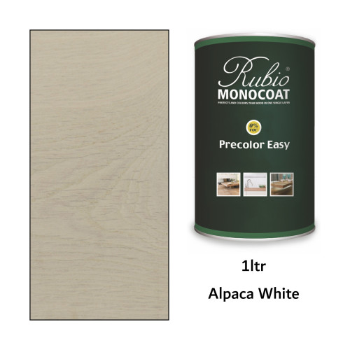 1ltr: Rubio Monocoat - Precolor Easy - Alpacha White