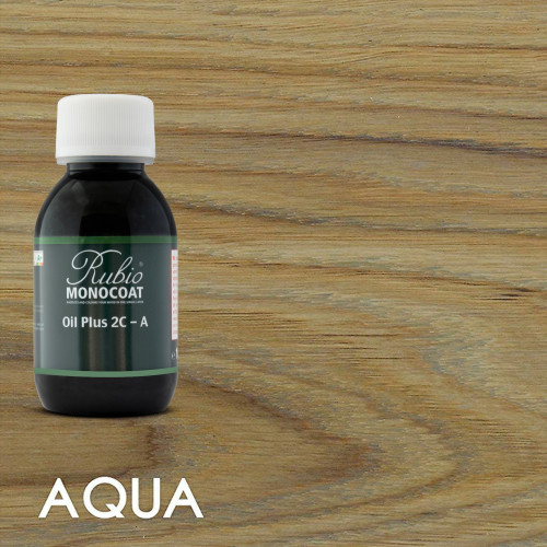 (02) 20ml: Rubio Monocoat - Oil Plus 2C A - Aqua